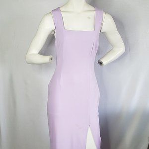 AVA & ESME THANK SQUARE NECK DRESS LILAC - Medium